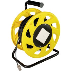 LogiLink CQ4060S RJ45 síťové kabely, propojovací kabely CAT 7 S/FTP 60 m černožlutá bez halogenů, Vyvíjí málo spalin, krytí TPE 1 ks