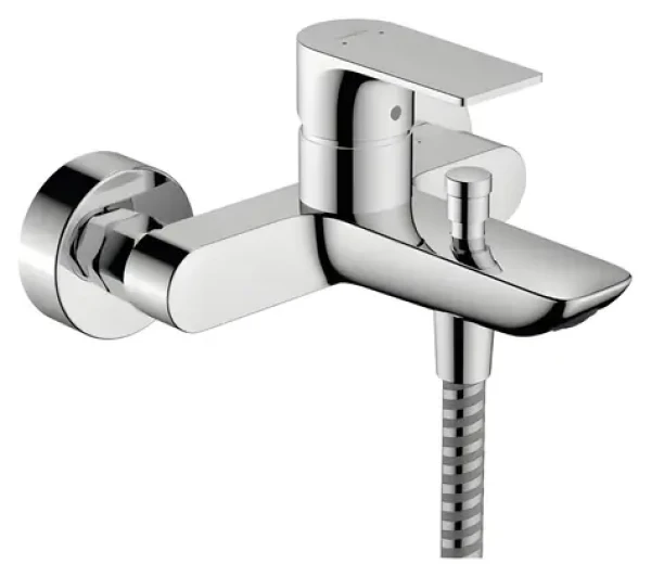 Hansgrohe Vanová baterie chrom / Vanová baterie / nástěnná montáž / AirPower / DN15 (72450000)