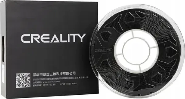 Creality Filament CR-PLA černá / struna pro 3D tiskárnu / PLA / 1.75mm / 1kg