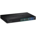 TRENDnet 20-portový Web Smart PoE+ switch se 4x SFP / Switch / 16x Gigabit PoE+ / 370 W / L2/L3 managed / rack 1U (TPE-1620WSF)