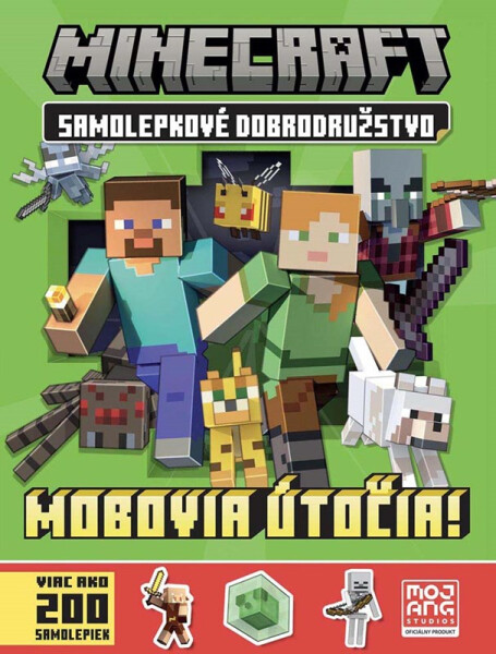 Minecraft - Samolepkové dobrodružstvo - Mobovia útočia! - kolektiv autorů