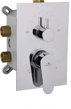 JB Sanitary Podomítkový box TIRA, třícestný D10 72 00