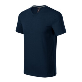 Malfini Action Tričko s výstřihem do V M MLI-70002 navy blue pánské s