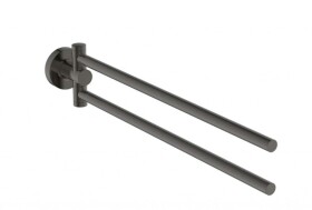 IDEAL STANDARD - IOM Držák ručníků, otočný, délka 37 cm, Magnetic Grey A9131A5