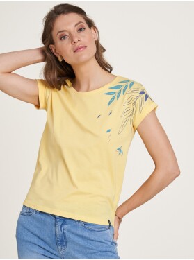 Žluté dámské tričko Tranquillo dámské