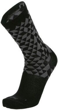 Outdoorové ponožky Mico LIGHT W. OUTDOOR SOCK NATURAL MERI - šedé Velikost textilu: M