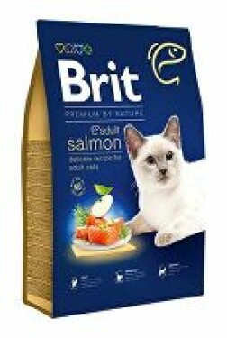 Brit Premium Cat by Nature Adult Salmon 8kg + Churu ZDARMA