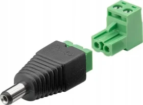 Goobay DC konektor se svorkovnicí / Konektor / Zástrčka DC 5,50 x 2,10 mm / 2pinový (RB76744)