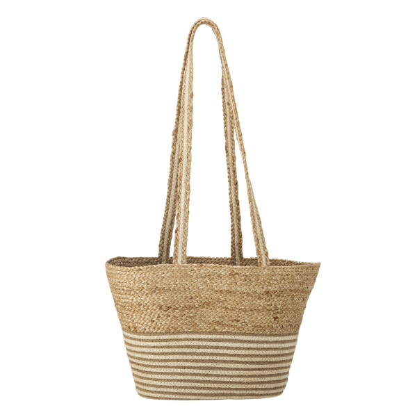 Bloomingville Nákupní taška z juty Simona Nature, přírodní barva, textil