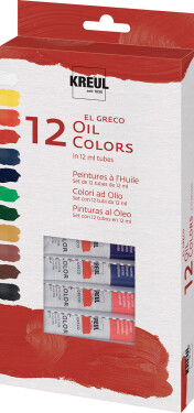 Olejové barvy Kreul EL Greco 12 x 12 ml