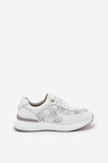 Kožené Sportovní Boty Dámské Sneakers S.Barski LR51-551 Bílé 36
