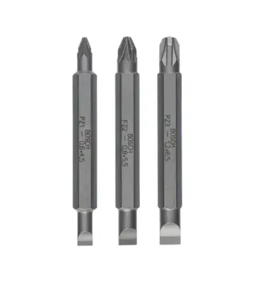 BOSCH 2607001747 / 3-dílná sada oboustranných bitů / Délka 60 mm (2607001747)