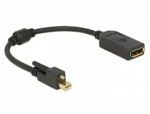 Delock kabel mini Displayport 1.2 se šroubky Displayport 4K (62638)
