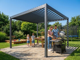 Lanit Plast hliníková bioklimatická pergola Premium 4 x 3 m LG4089