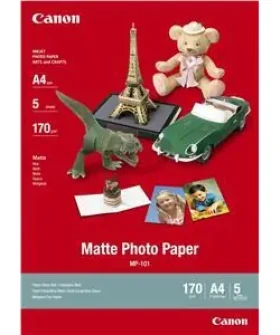 Canon MP-101 A4 / Fotopapír / 170 g/m2 / 5 listů / matný (7981A042)