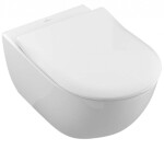 VILLEROY & BOCH - Subway 2.0 Závěsné WC se sedátkem SoftClosing, DirectFlush, alpská bílá 5614R201