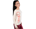 Dámské triko QS5833E - Calvin Klein smetanová M