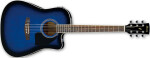 Ibanez PF15ECE Transparent Blue Sunburst