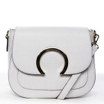 Nepřehlédnutélná kožená crossbody Albina, bílá