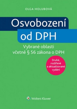 Osvobození od DPH - Olga Holubová