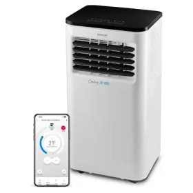 SENCOR SAC MT1048C bílá / mobilní klimatizace / 1050W / 10000 BTU / chlazení / odvlhčování / ventilátor / smart WiFi (8590669386451)