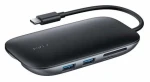 AUKEY CB-C71 černá / USB hub / HDMI / RJ-45 / SD/microSD / USB PD 100W (CB-C71)