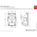 MENNEKES Wandcontactdoos 32A 5P 6H 400V IP44 TwinCONTACT 32 CEE zásuvka na stěnu, 32 A, 5pólová, 400 V, 1 ks