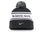 Nike Pánská zimní čepice Chicago White Sox MLB Peak Standard Cuff Pom Beanie