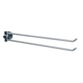 Spirella ATLANTIC dvojitý nástěnný držák na ručníky 35 cm chromovaná ocel (7610583064226)