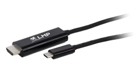 LMP kabel USB-C na HDMI 2.0 černý 1,8 m / Kabel / 4K / 60 Hz (16055)