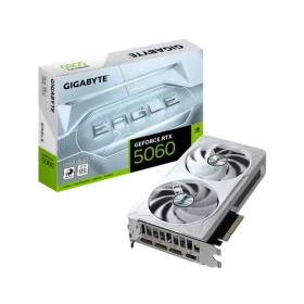 GIGABYTE GeForce RTX 5060 EAGLE OC ICE 8GB / 2677MHz / 8GB GDDR7 / 128-bit / 1x HDMI + 3x DP / 450W (8) (GV-N5060EAGLEOC ICE-8GD)