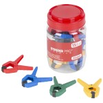 STREND PRO 215677 Svorka na klížení, 25mm, délka 55mm, plastová, sada 15ks