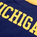 Fanatics Pánská mikina Michigan Wolverines NCAA Colorblock Badge Hoodie Velikost: S