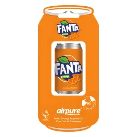 Airpure Osvěžovač vzduchu do auta Fanta Orange / Osvěžovač vzduchu do auta / 3D plechovka / Vůně pomeranč