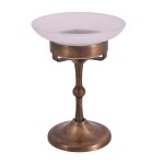 RAV Slezák - MORAVA RETRO - Koupelnový doplněk Mýdlenka skleněná, Stará mosaz (Bronz) MKA0301SM MKA0301SM