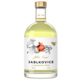 Anton Kaapl Jablkovice s medovými víčky 35% 0,5 l (holá láhev)