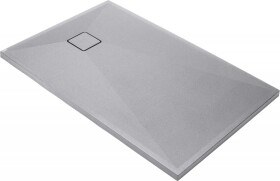 DEANTE - Correo šedá metalic - Granitová sprchová vanička, obdélníková, 100x90 cm KQR_S45B