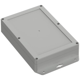 TRU COMPONENTS TC-10860980 Přírubové pouzdro 209.70 x 139.80 x 45.10 polykarbonát světle šedá 1 ks
