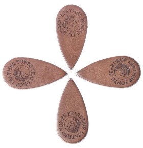 Timber Tones Leather Tones Teardrop Whisky Leather 4-Pack