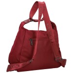 Trendy dámský textilní kabelko-batoh Coveri Venesta, tmavě červený