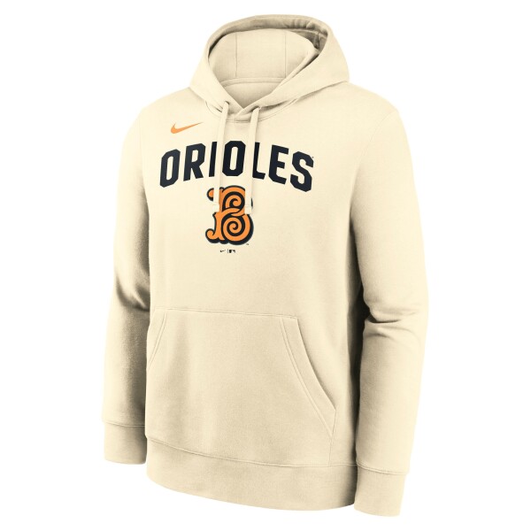 Nike Pánská mikina Baltimore Orioles MLB City Connect Club Hoodie Natural Velikost: XL