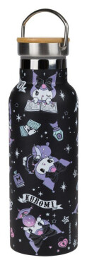 Termoláhev s bambusovým víčkem 500ml Kuromi Fortune Dream