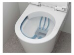 HANSGROHE - EluPura Original S WC kombi se sedátkem SoftClose, vario odpad, AquaChannel Flush, Rimless, bílá 60346450