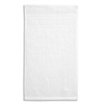 Velký unisex ručník Organic (GOTS) (bílý) 70 x 140 cm