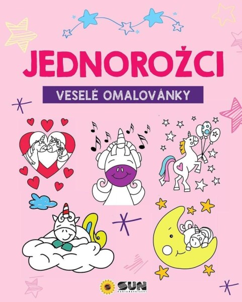 Jednorožci -veselé omalovánky