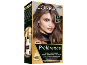 L'Oréal Paris Préférence permanentní barva na vlasy 6.21 Very Light Brown