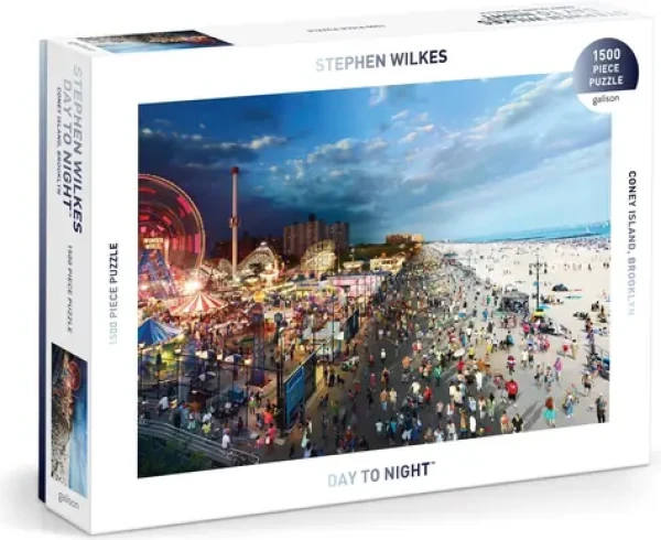 GALISON Puzzle Coney Island ve dne v noci