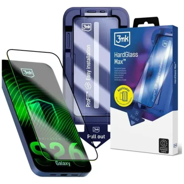 3mk HardGlass Max FrameFit / Tvrzené sklo / Samsung Galaxy S26 / 9H / 0,33 mm (5903108743969)