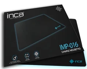 INCA IMP-016 černá / Podložka pod myš / textil / 220x290x3 mm / protiskluzová základna (IMP-016)