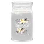 YANKEE CANDLE Smoked Vanilla &amp; Cashmere svíčka 567g / 2 knoty (Signature velký)